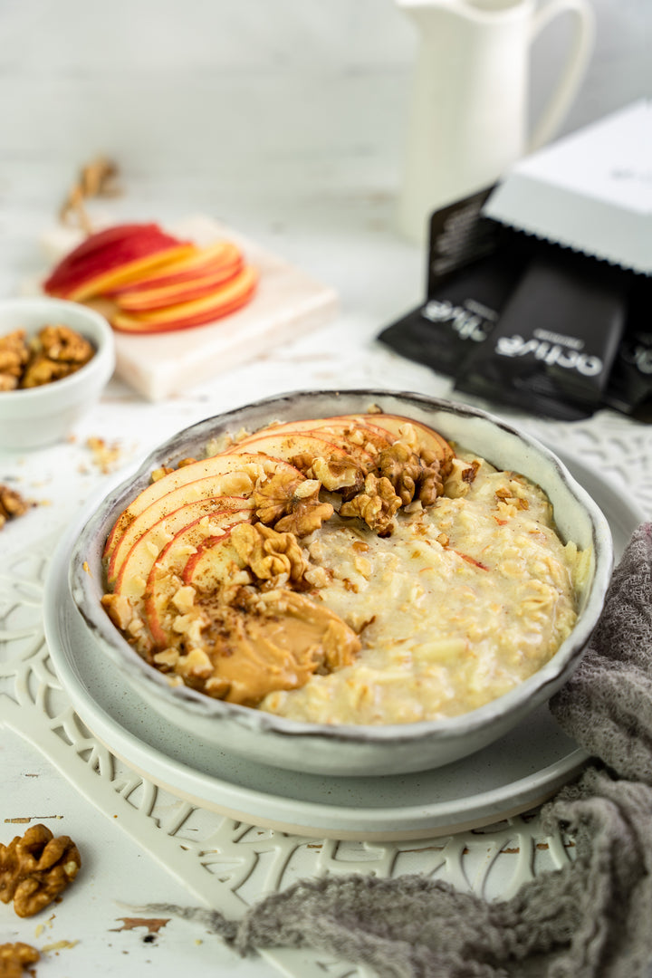 Vanilla Apple Pie Oats🍎