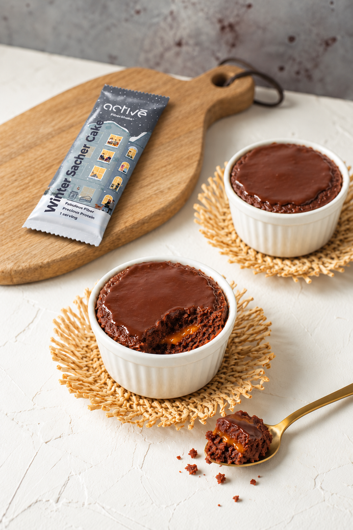 MIKRÓS SACHER LAVA CAKE🍫🍑 