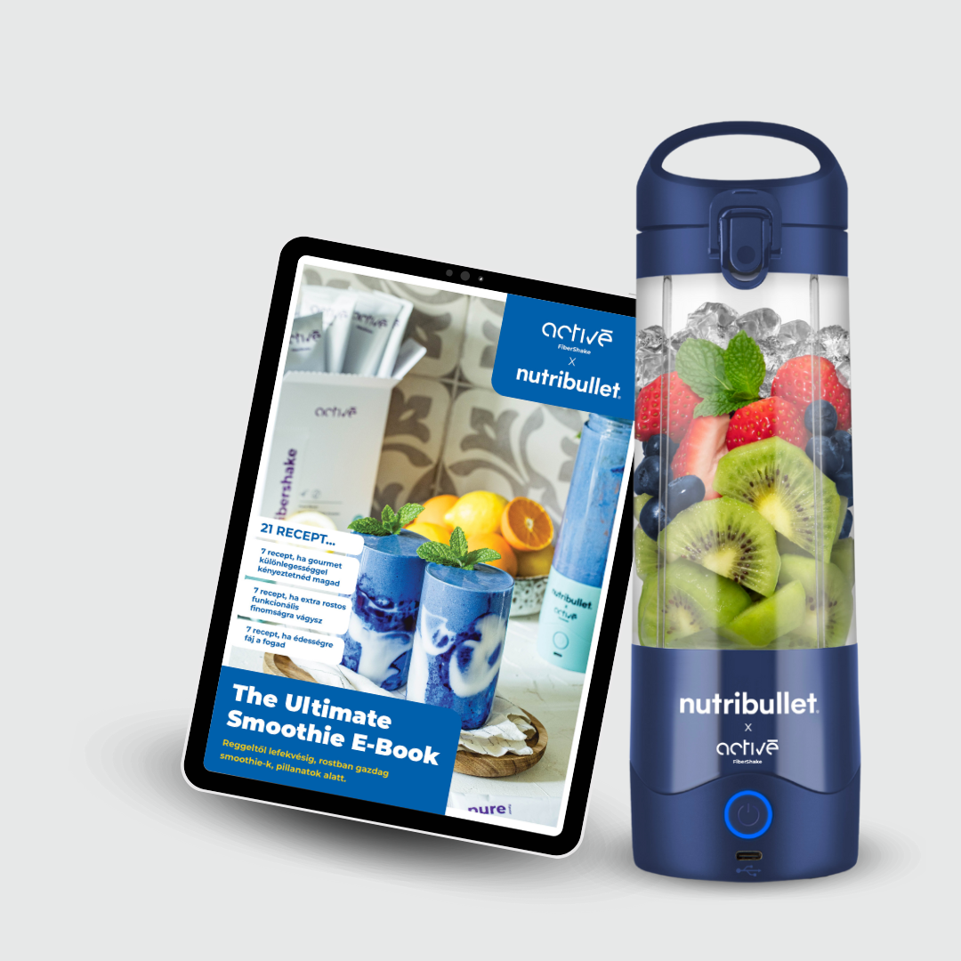 nutribullet® hordozható turmixgép + The Ultimate Smoothie E-Book
