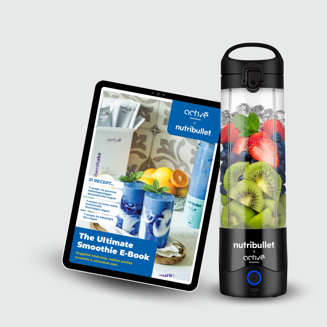 nutribullet® hordozható turmixgép + The Ultimate Smoothie E-Book
