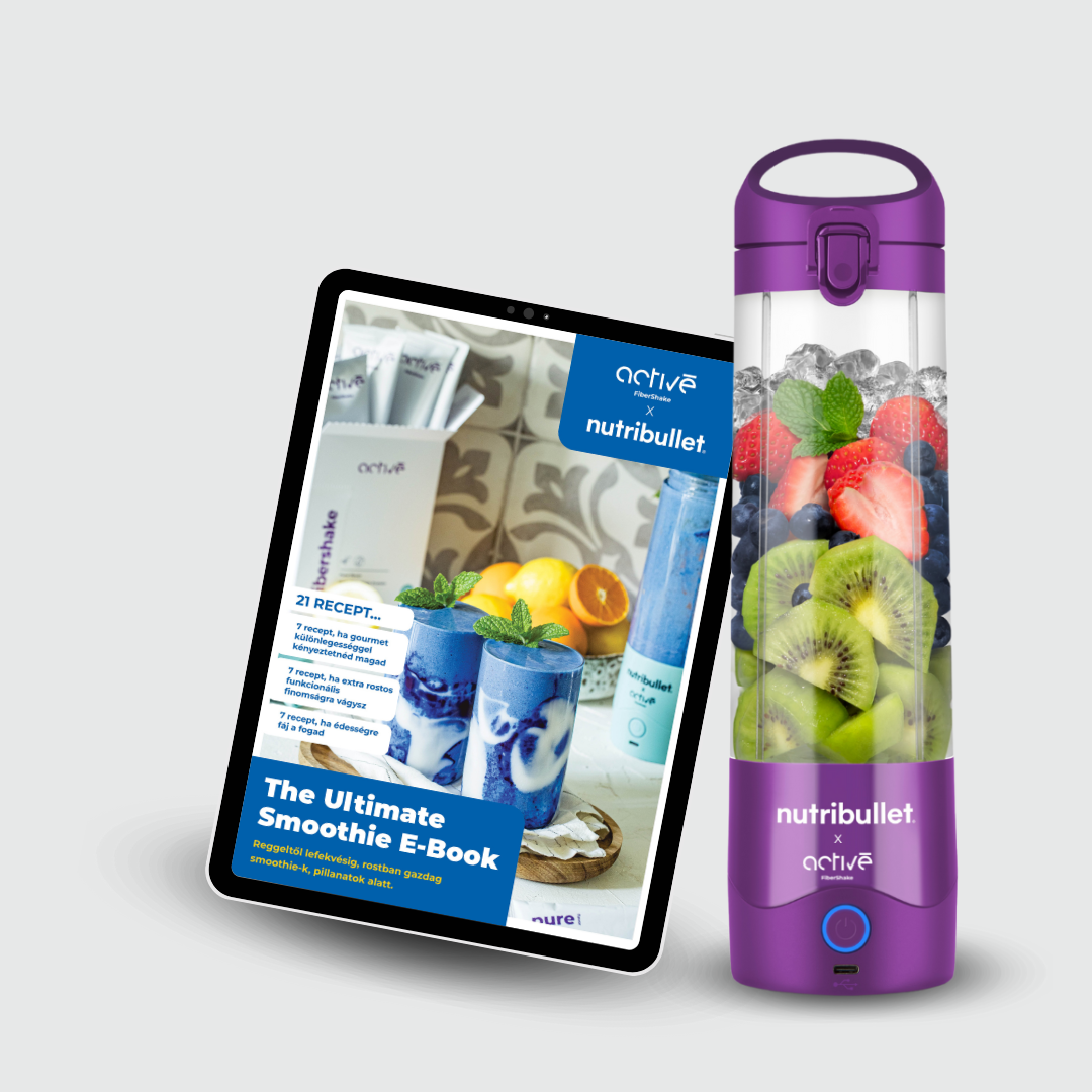 nutribullet® hordozható turmixgép + The Ultimate Smoothie E-Book