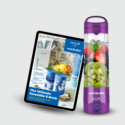 nutribullet® hordozható turmixgép + The Ultimate Smoothie E-Book